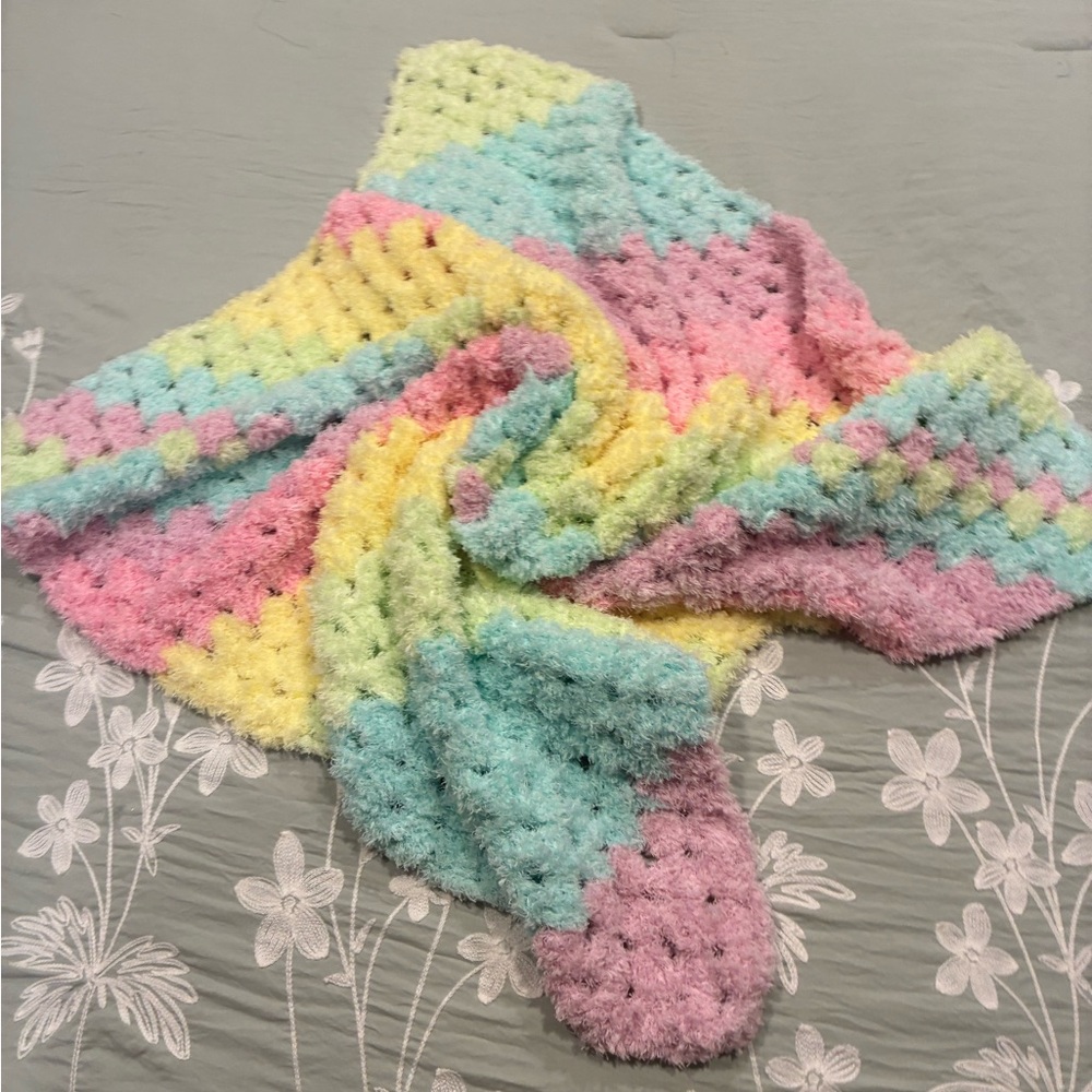 Colorful Crochet Blanket